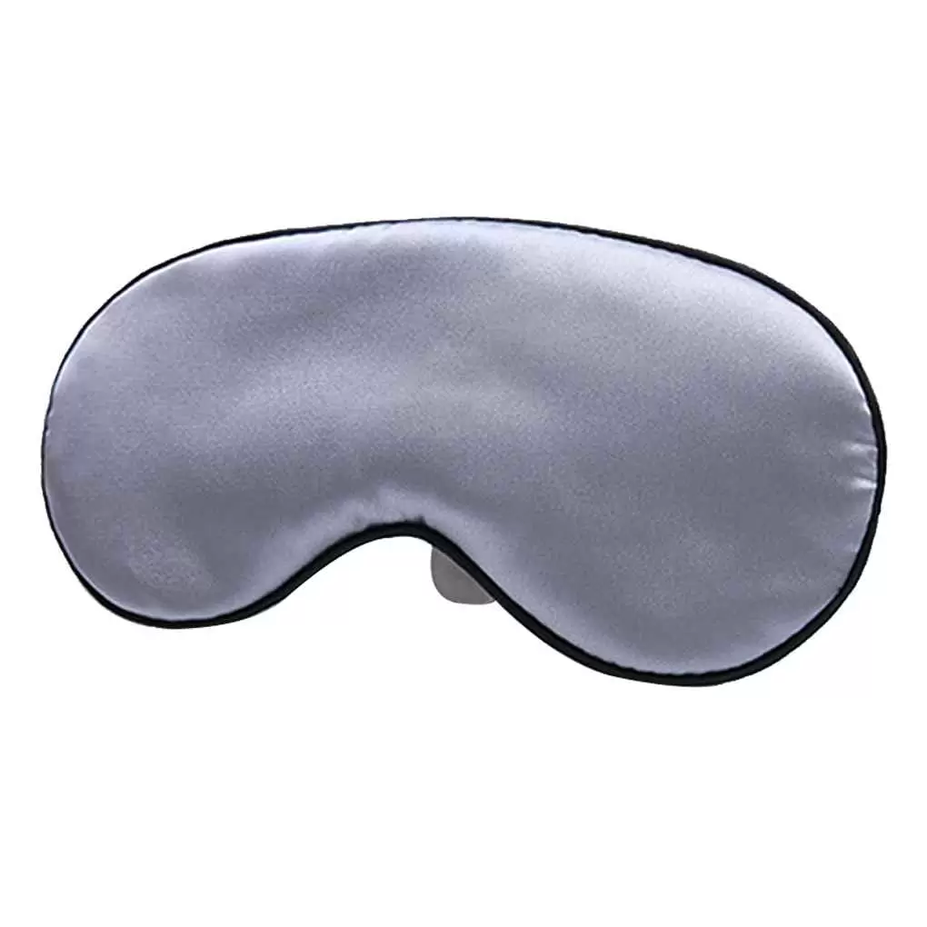 Women Men Girls Emulation Silk Sleep Eye Mask Padded Shade Cover Travel Blinds Night Relax Aid Blindfold