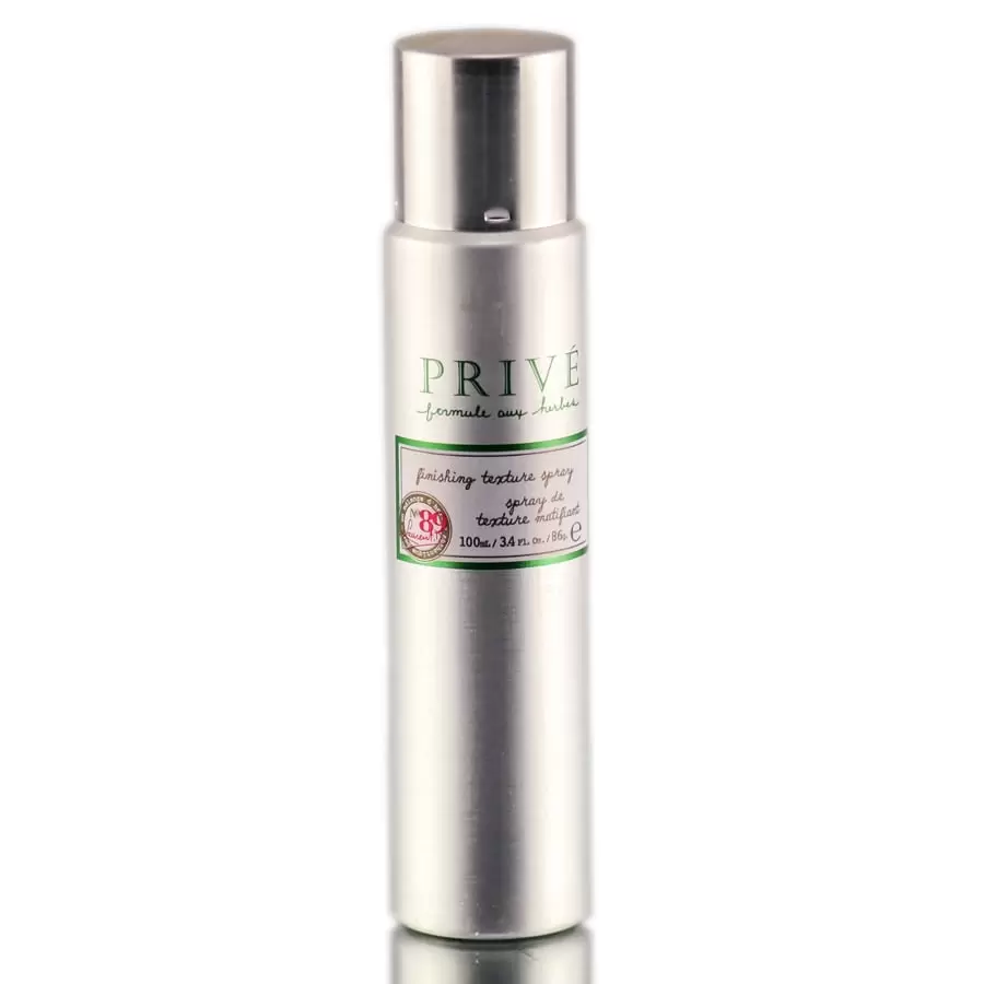 3.4 oz / travel size . Prive Finishing Texture Spray. hair scalp beauty - Pack of 1 w/ SLEEKSHOP 3-in-1 Comb-Brush