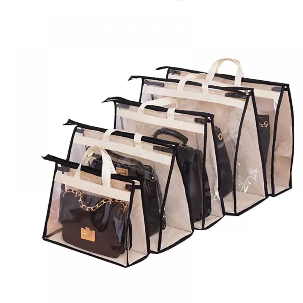 Clearance!!Breathable Moisture-proof Transparent Leather Bag Dust Bag Wardrobe Sealed Bag Protection Bag For your Love Bag Shoes