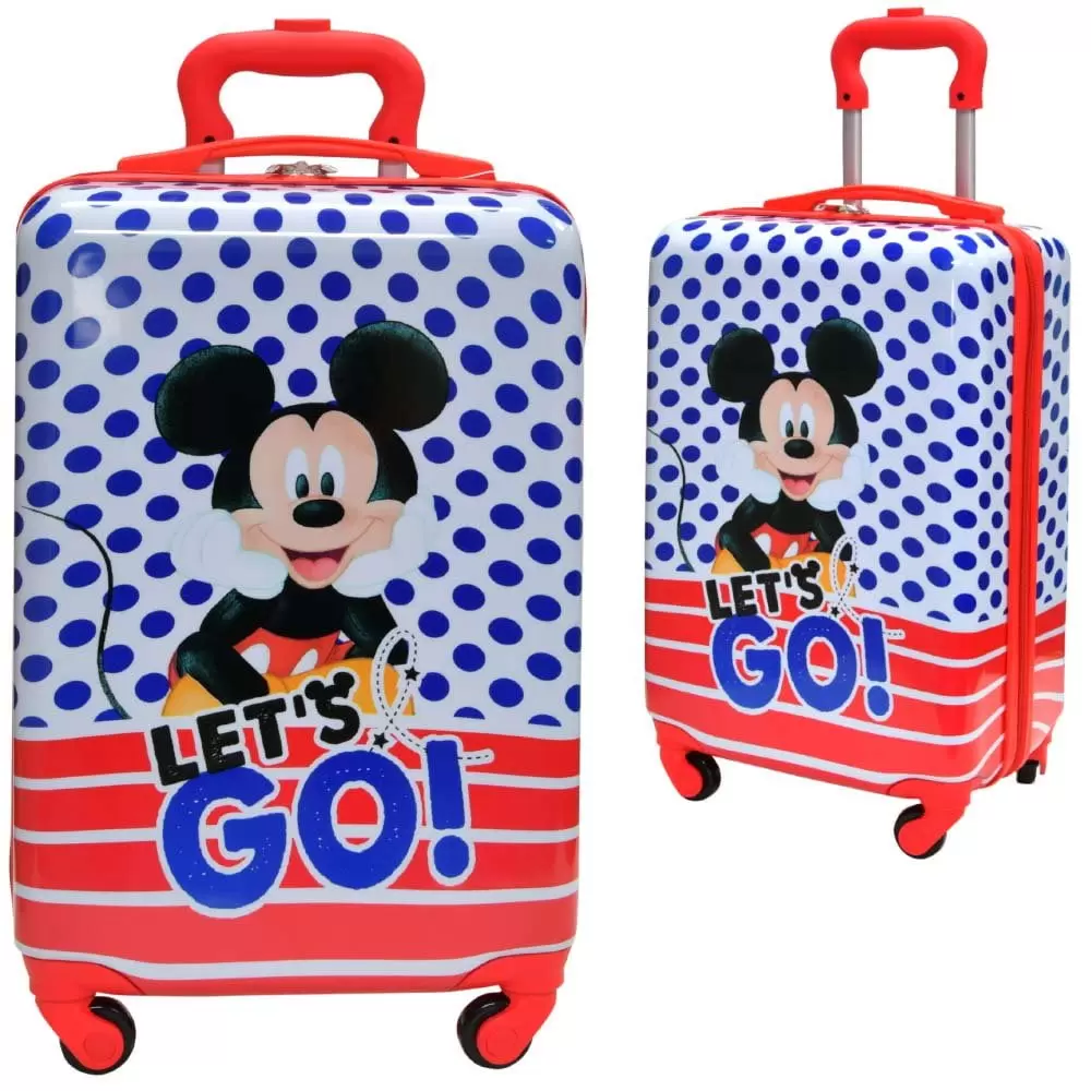 1 PC Mickey 18 Hard Sided Luggage w/4 Spinner Wheels- NO RETURN