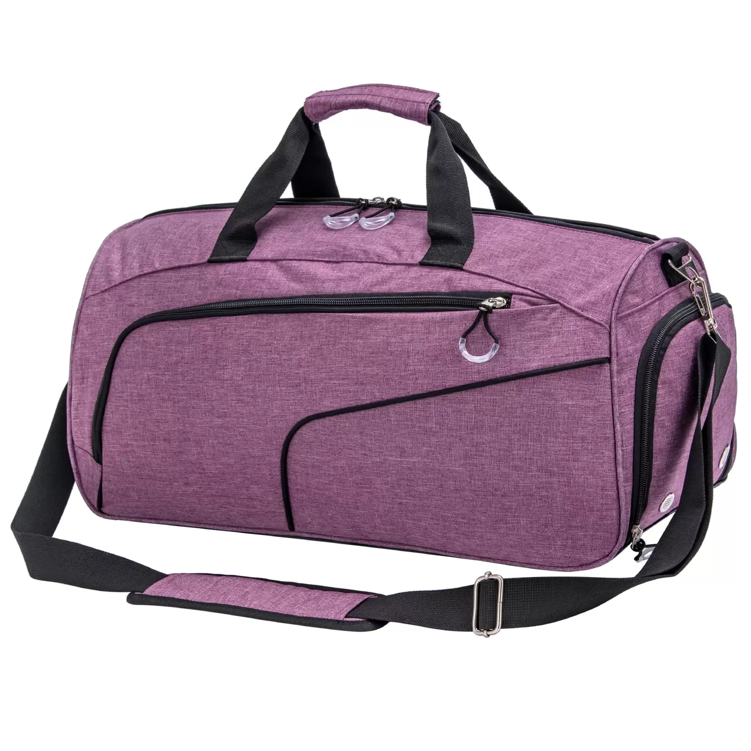 Kuston Sports Gym Bag with Shoes Compartment for Men Women Purple