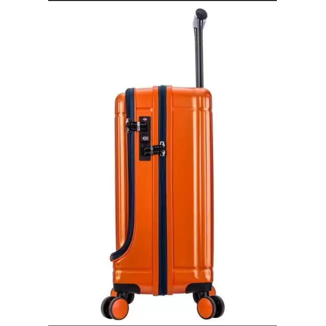 18 in. Tokyo Polycarbonate Carry on Laptop Spinner Luggage - Orange