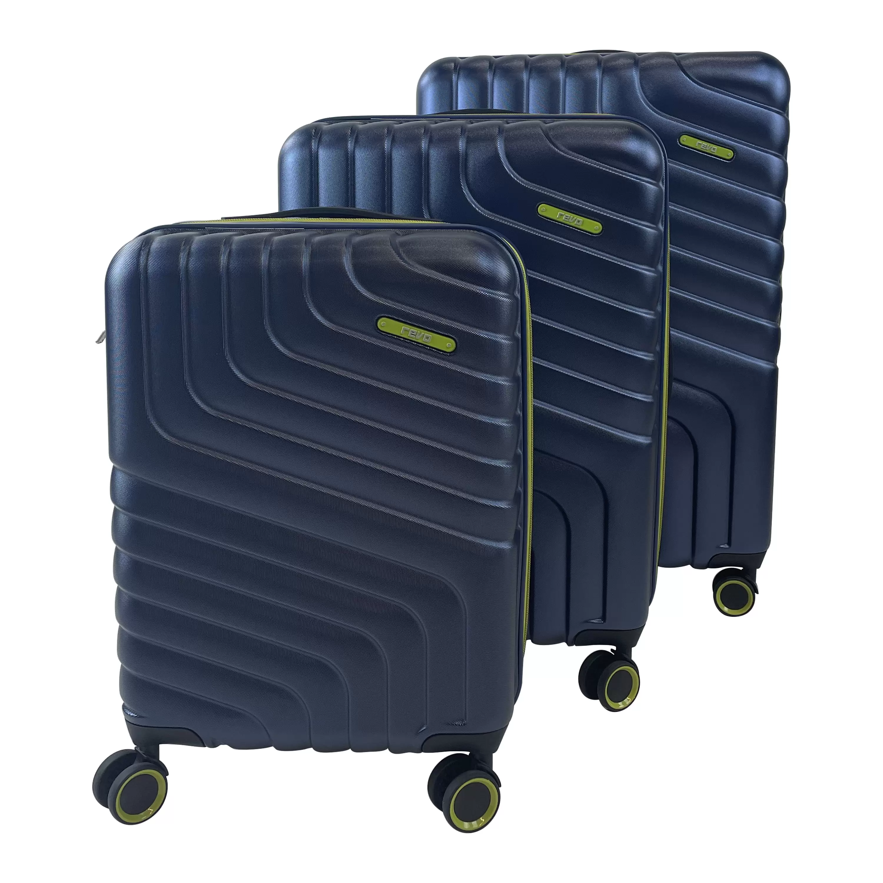 Revo Pivot Lite 3 Piece Hardside Spinner Luggage Set - 28. 24. 20