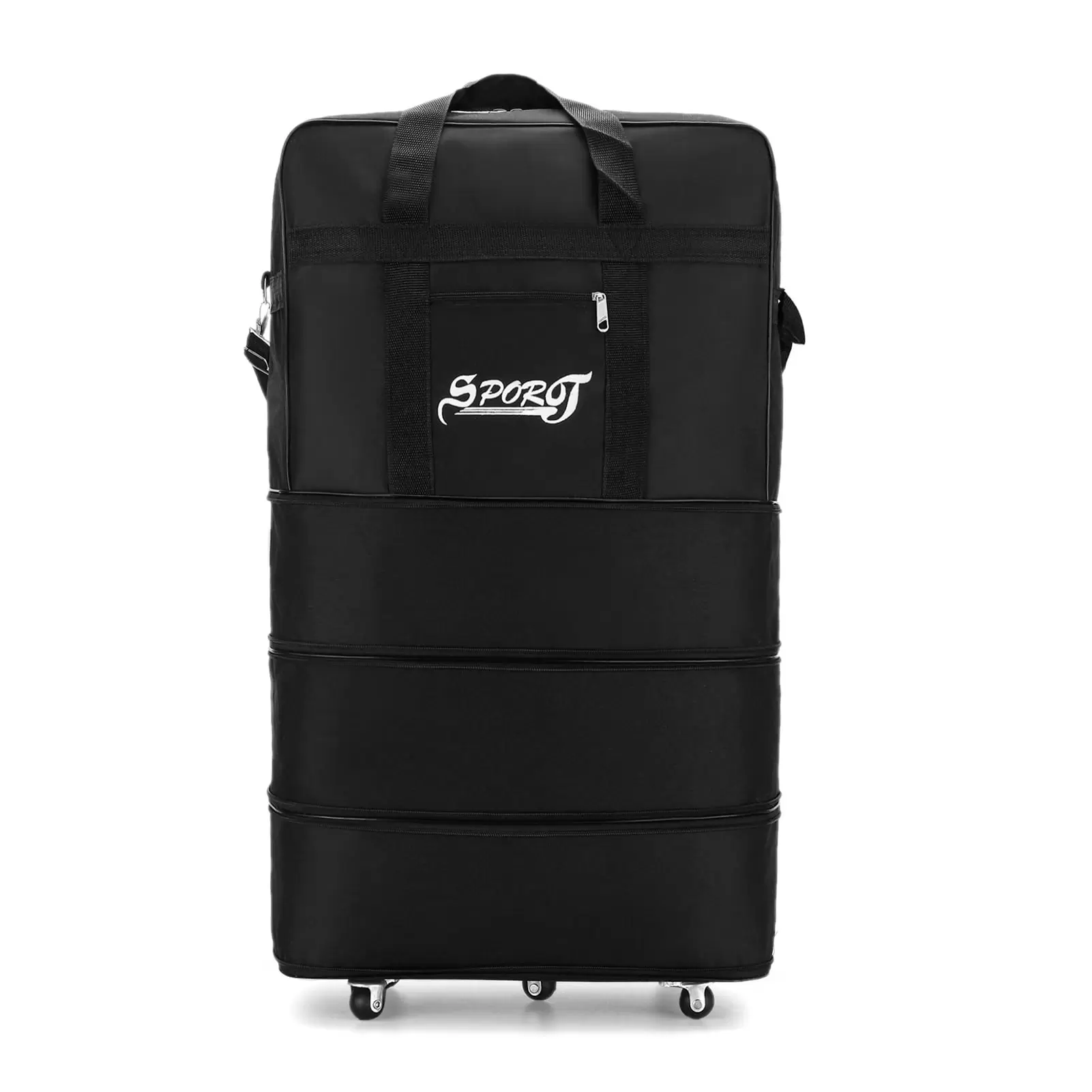 GoolRCwmdjExpandable Foldable Suitcase Collapsible Rolling Travel Luggage Bag for Men Women