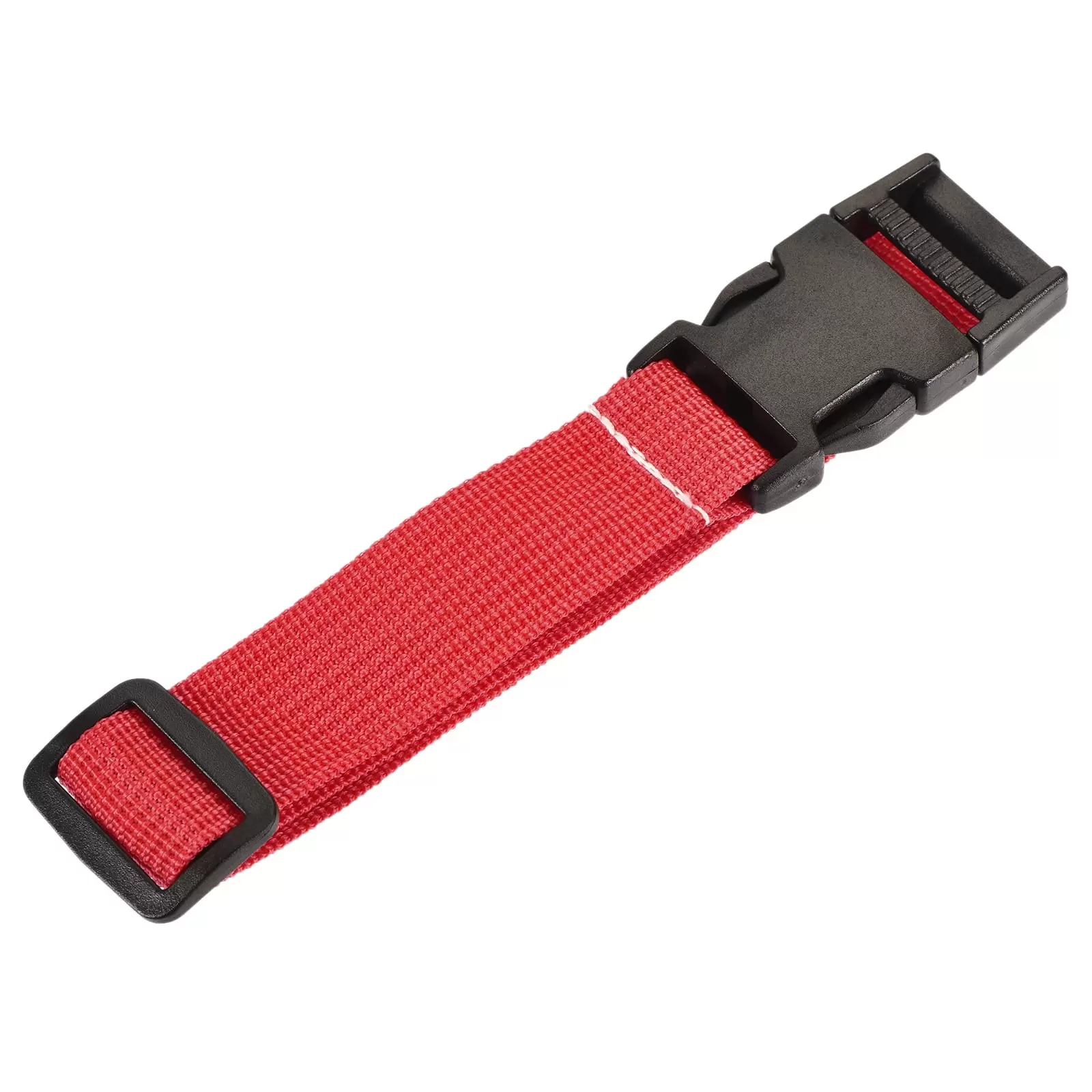 1x20 Inch Utility Strap with Buckle Polyester Belt for Packing (Red)