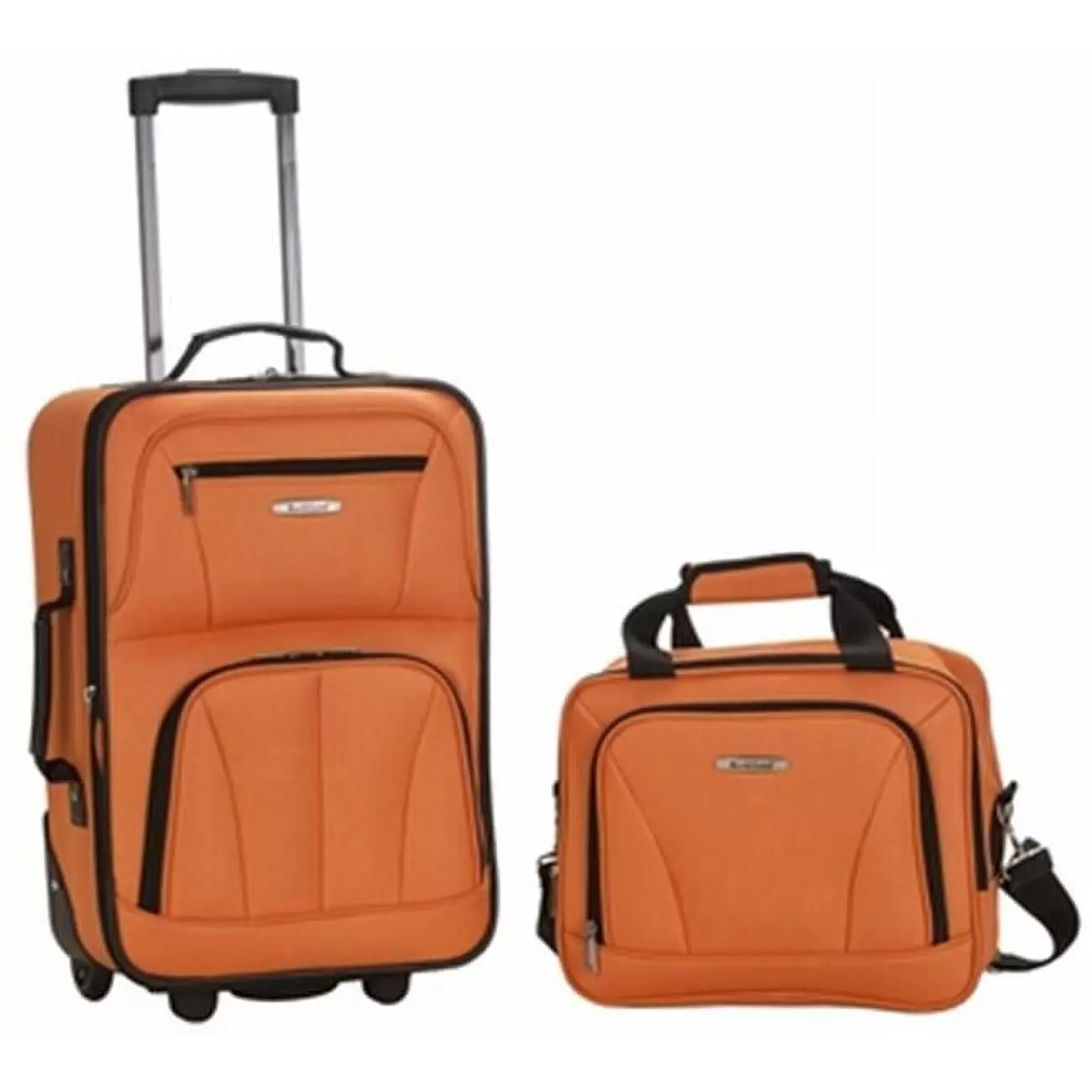 2 PC LUGGAGE SET - ORANGE