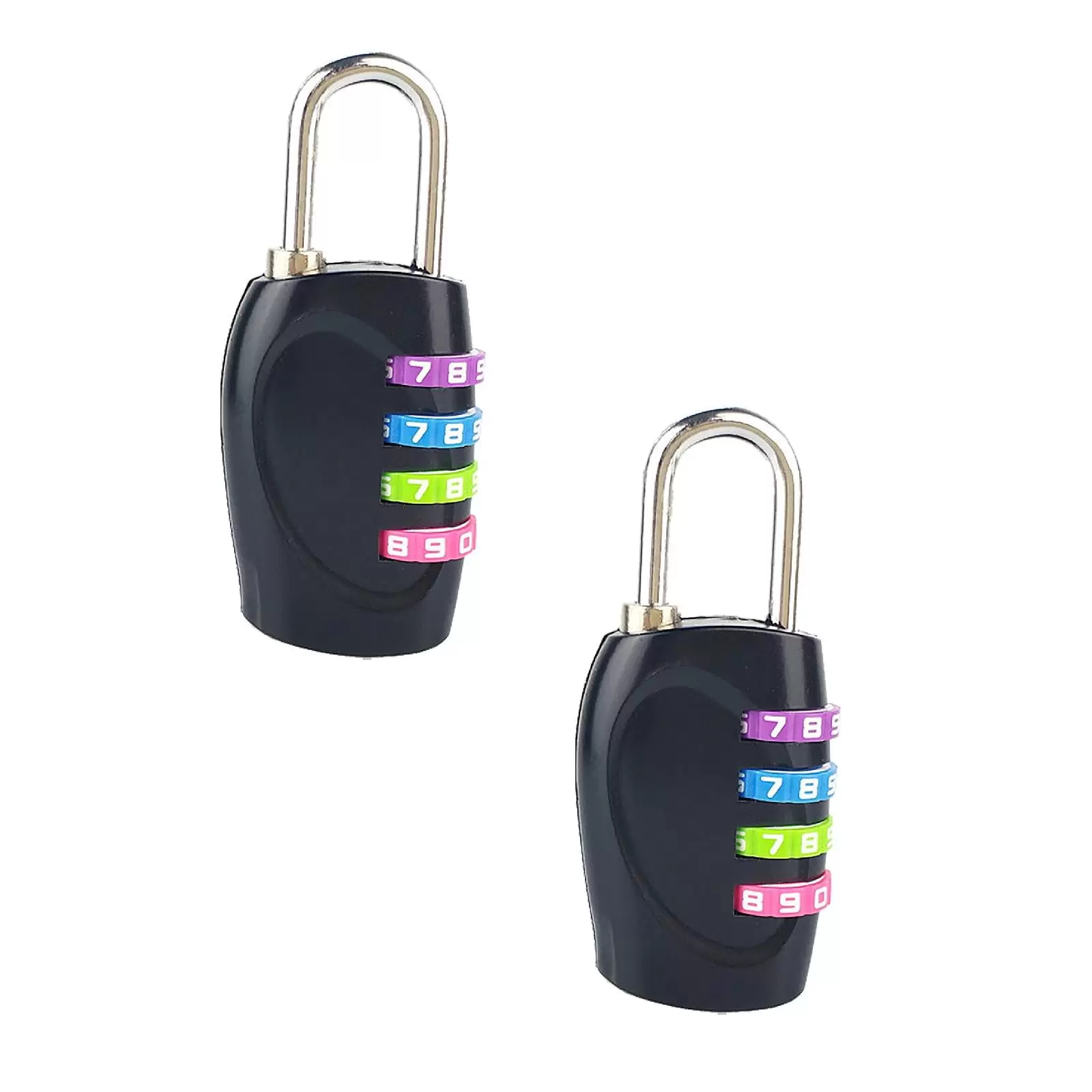 2 PCS 4 Digit Password Combination Padlock Lock For Lockers Luggage Toolboxes Gym School Cabinet Daily tools Home essentials Utility tool