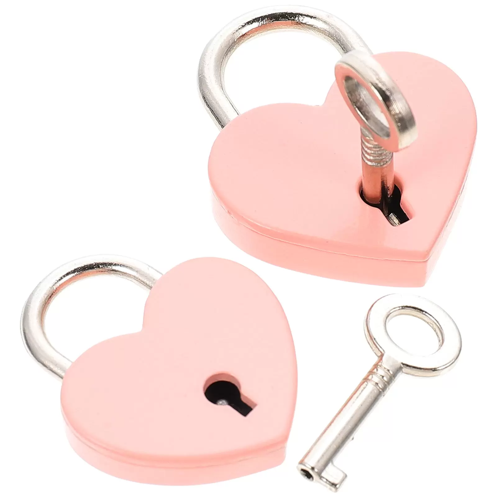 2 Pcs Suitcase Locker Mini Backpack Accessories Diary Book Padlock Locks with Keys Luggage