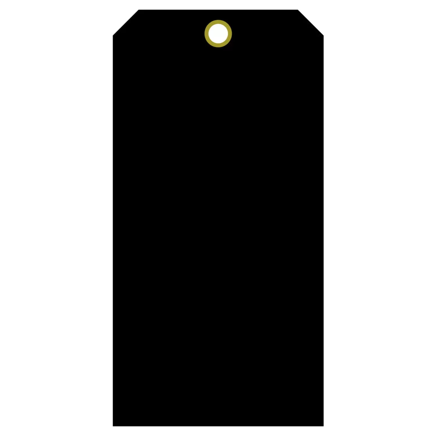 2 x 4 Black Plastic Waterproof tags 100 per pack