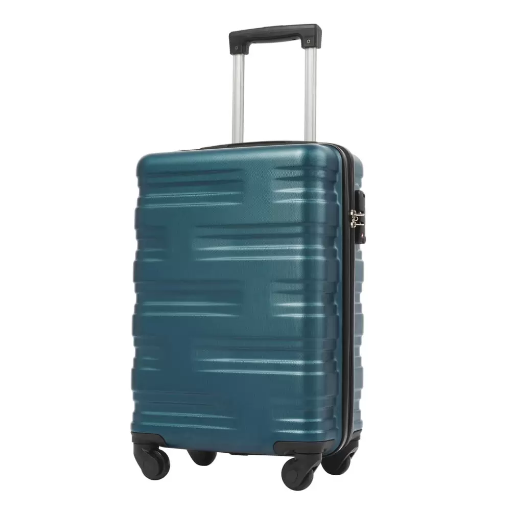 20 Carry on Luggage. Hardshell Expandable Suitcase with TSA Lock. Quiet Spinner Wheels. Top and Side Handles