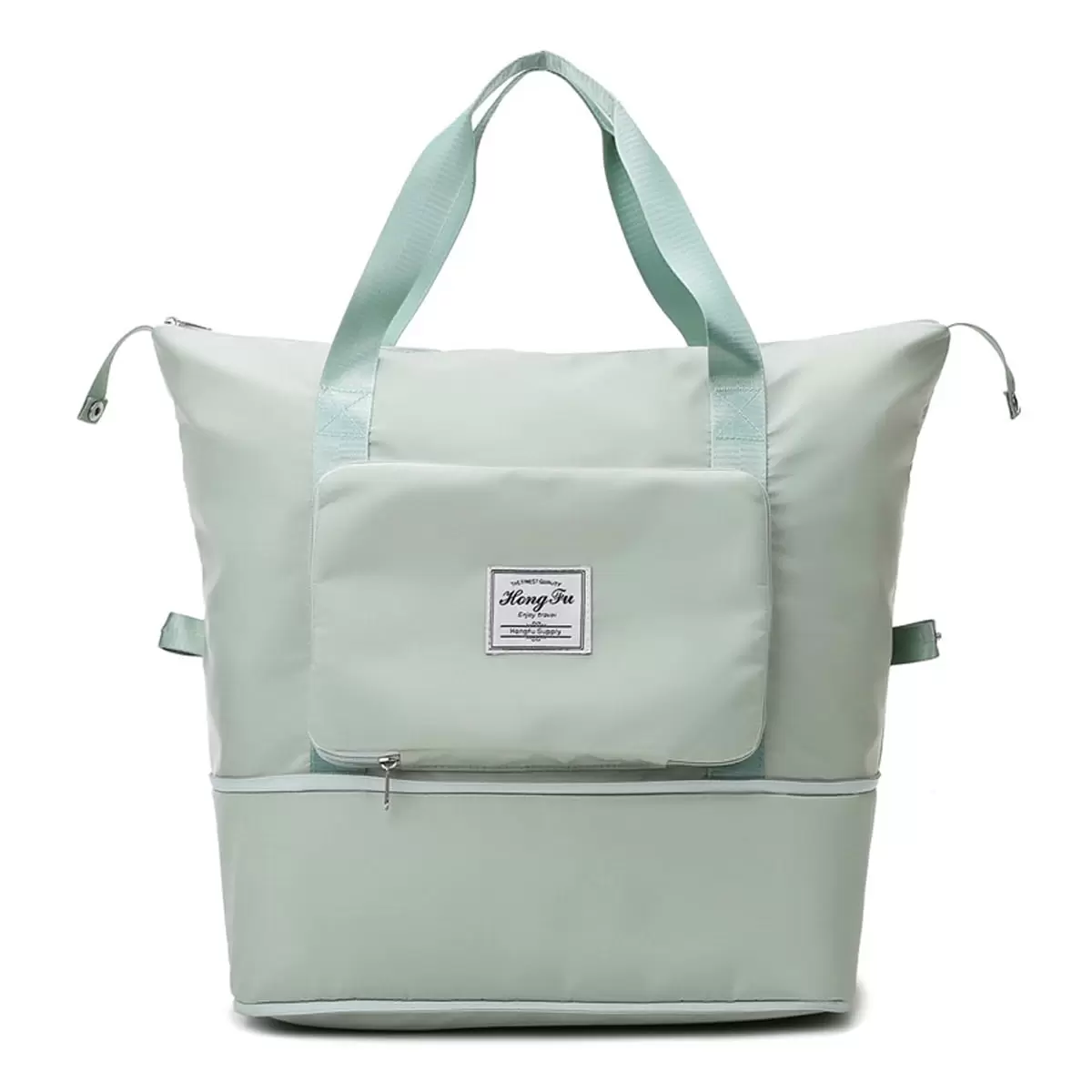 2023 Women Travel Bag Large Capacity Bags Tote Foldable Luggage Shoulder Bag Duffle Storage Handbags Yoga Sport .Green