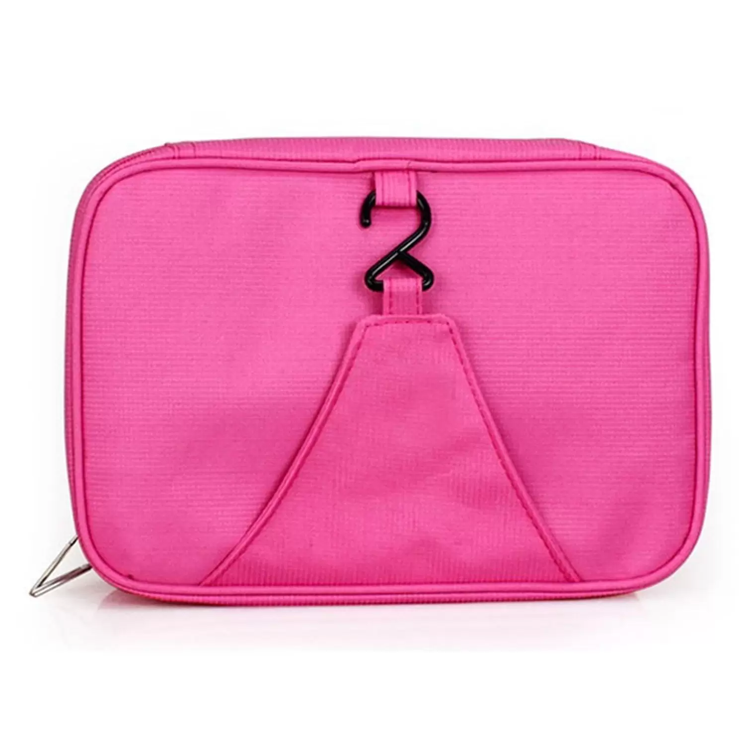 Waterproof Toiletry and Cosmetic Organizer Travel Bag with Hook. Pink