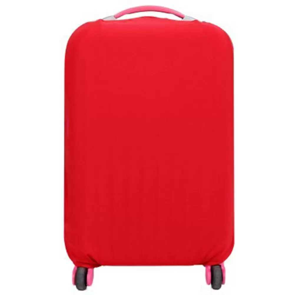 Elastic Travel Luggage Cover Suitcase Trolley Case Protective Bag Dustproof Protector for 18-20 Inches (Red)