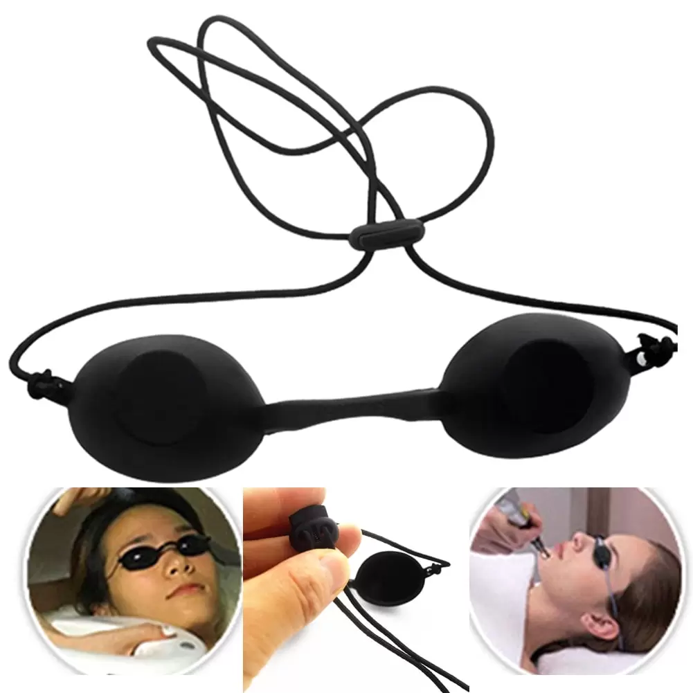 Dengjunhu 6Pcs Eye Cover Non-irritating Beauty Patient Protectve Eye Goggle for Laser.LED.UV Lamp Treatment