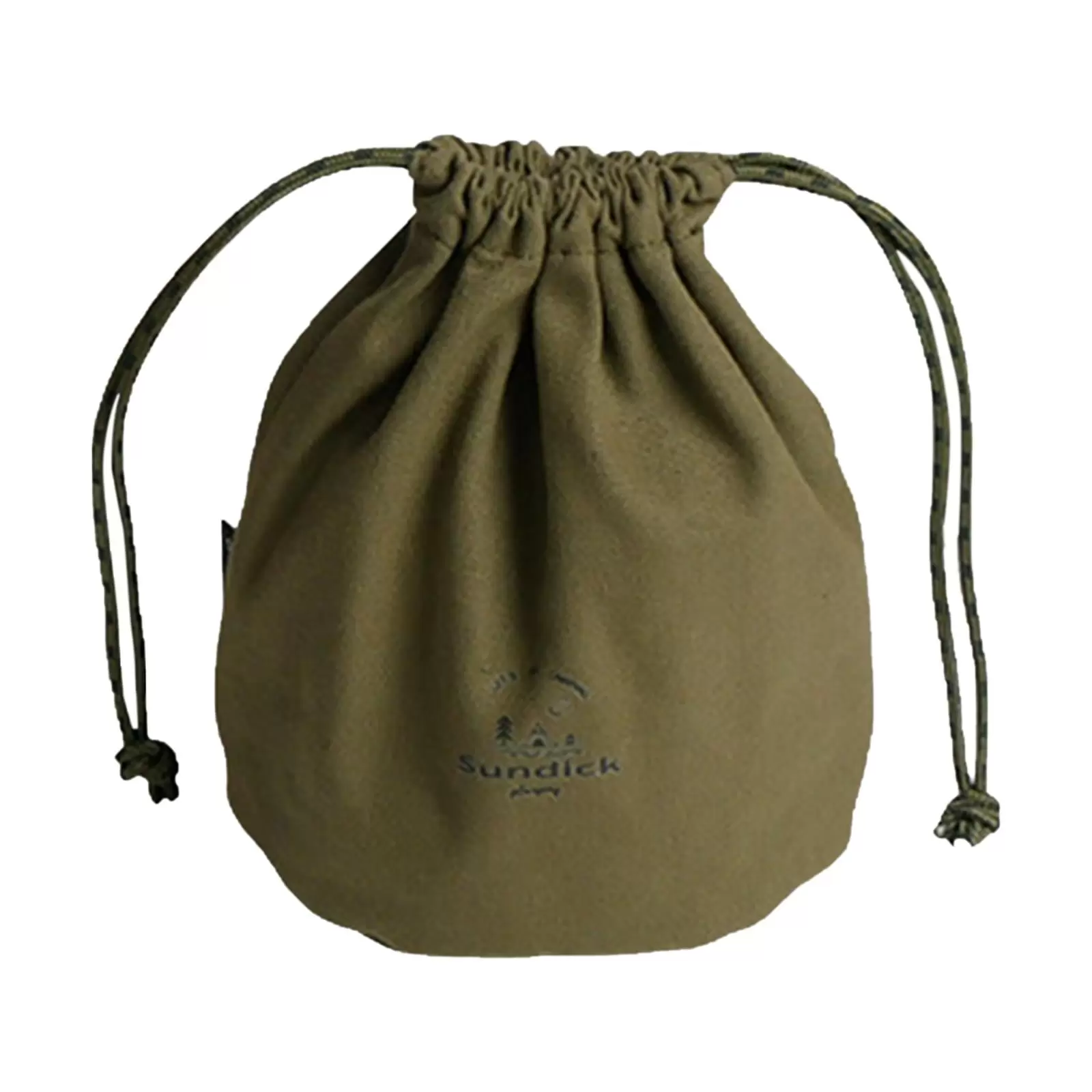 Canvas Drawstring Bag. Durable Lightweight Cooking Utensils Organizer. Portable Camping Pouch Bags for Outdoor Road Trips Travel Small