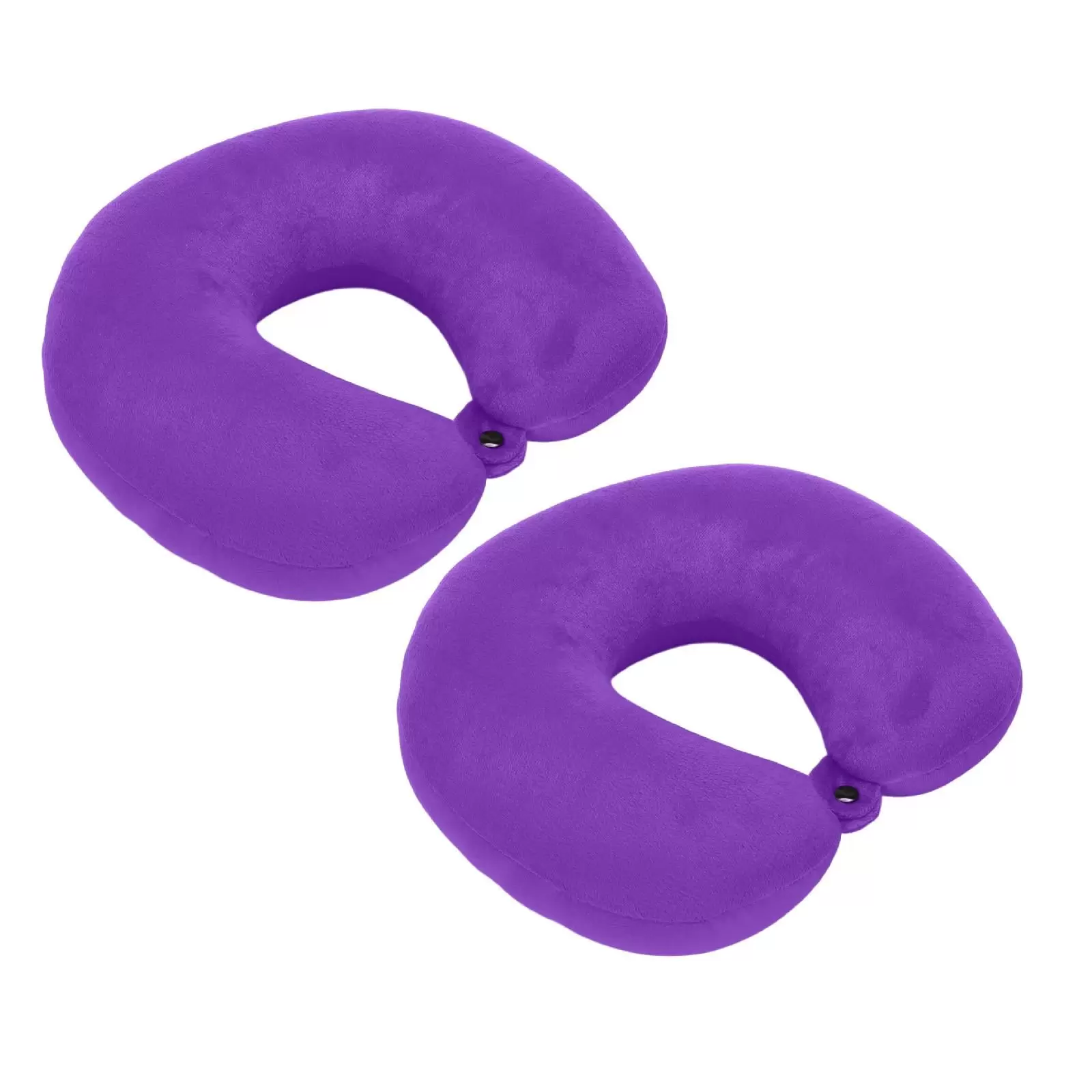 2PC Travel Pillow Memory Sponge Head And Neck Support Aircraft Pillow Used For Travel Car Home Office Travel Neck Flight Pillow Pillow Covers For Skin Household Essentials Home Decoration