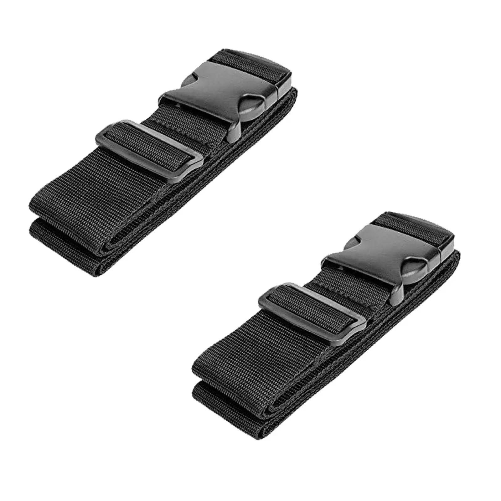 2PCS Faucets Adjustable Luggage Strap Buckle Widened Luggage Strap Eye-Catching Luggage Clip Travel Handbag Briefcase