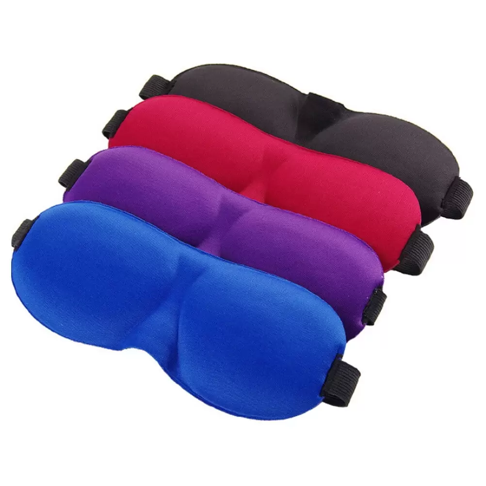 4pcs Sleeping Eye Masks Comfortable Blindfolds Shading Sleeping Eye Patches