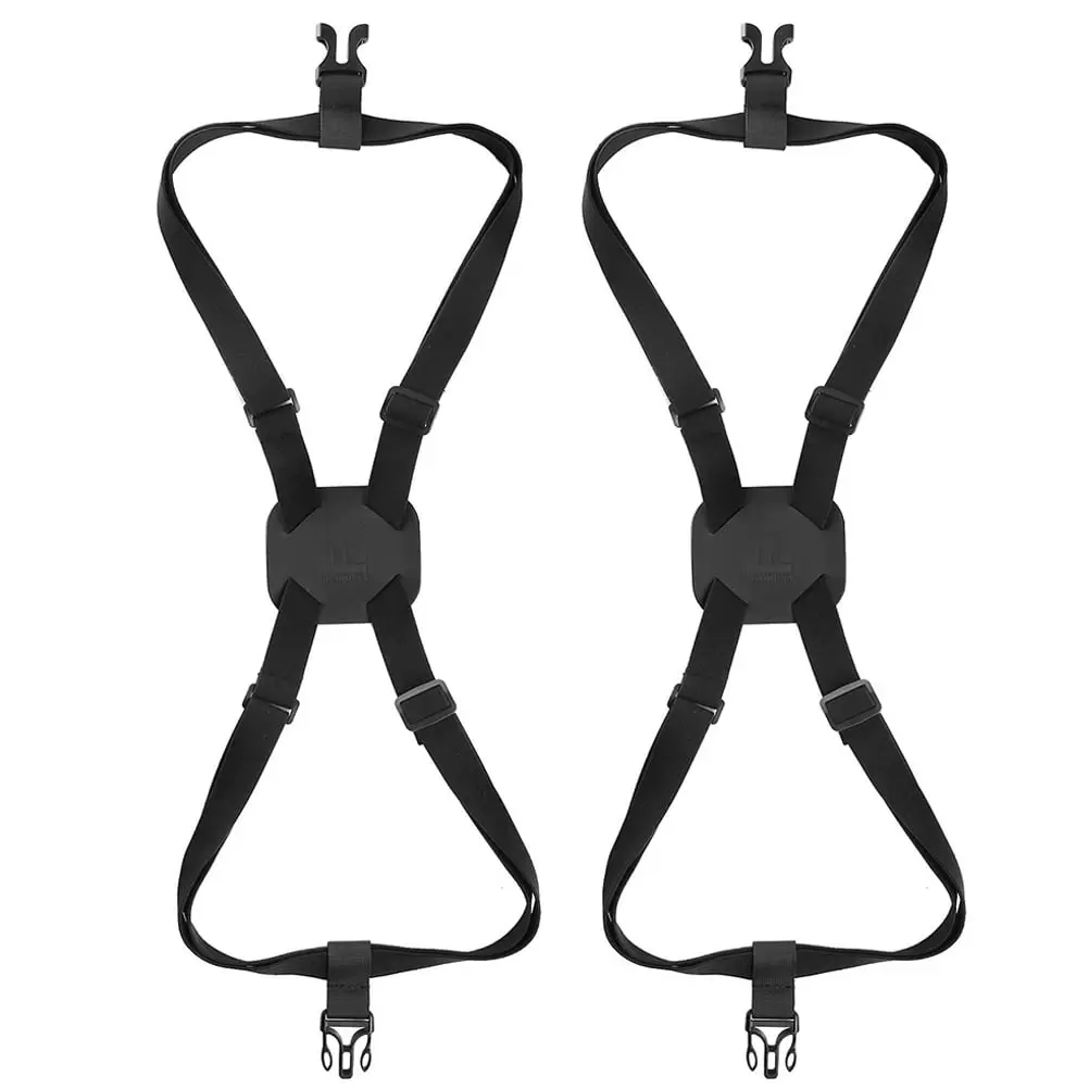 2pcs Luggage Bungee Straps Elastic Suitcase Fixing Belt Adjustable Luggage Bag Straps