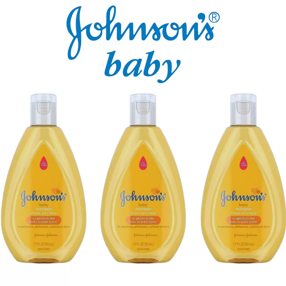 3 Pack - Johnson's Baby Shampoo. Gentle Tear Free Formula Travel Size 1.7oz