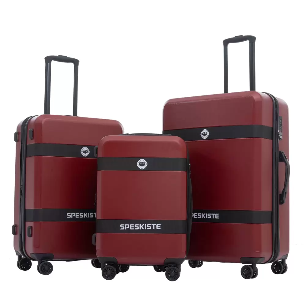 3 Piece Luggage Set. 20 24 28 Expandable Suitcase with TSA Lock and 360 Degree Spinner Wheels