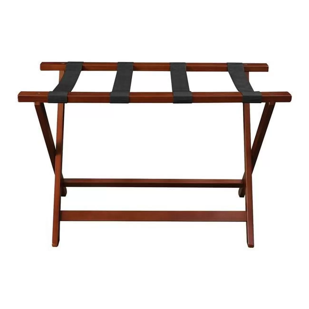 30 in. Heavy Duty Extra Wide Luggage Rack - Walnut