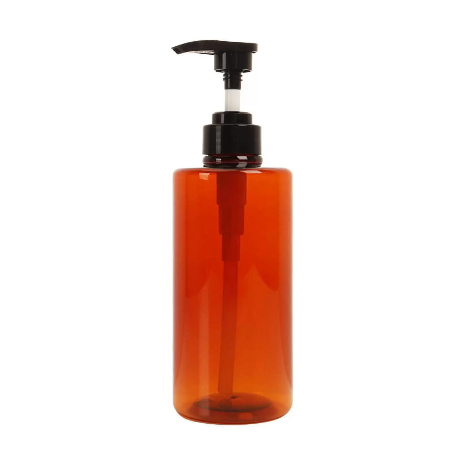 300ML Pump Bottle Makeup Bathroom Liquid Shampoo Bottle Travel Dispenser Container for Soap Shower Gel Empty Bottle Brown