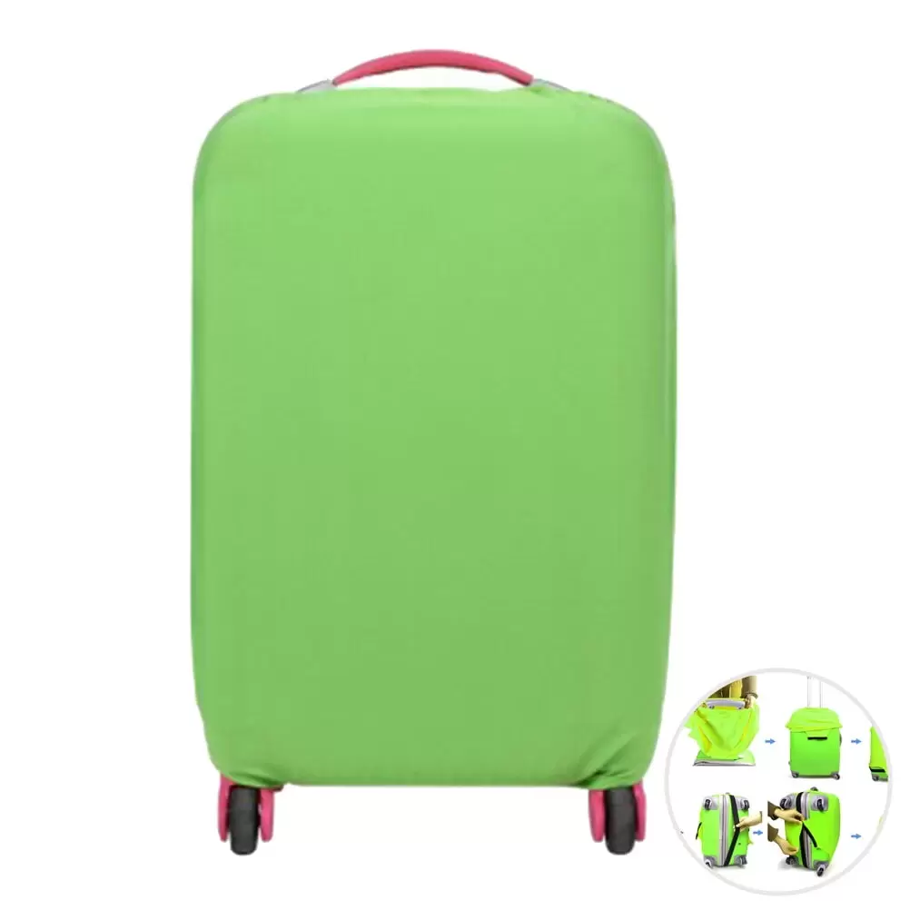 Elastic Travel Luggage Cover Suitcase Trolley Case Protective Bag Dustproof Protector for 26-30 Inches (Green)