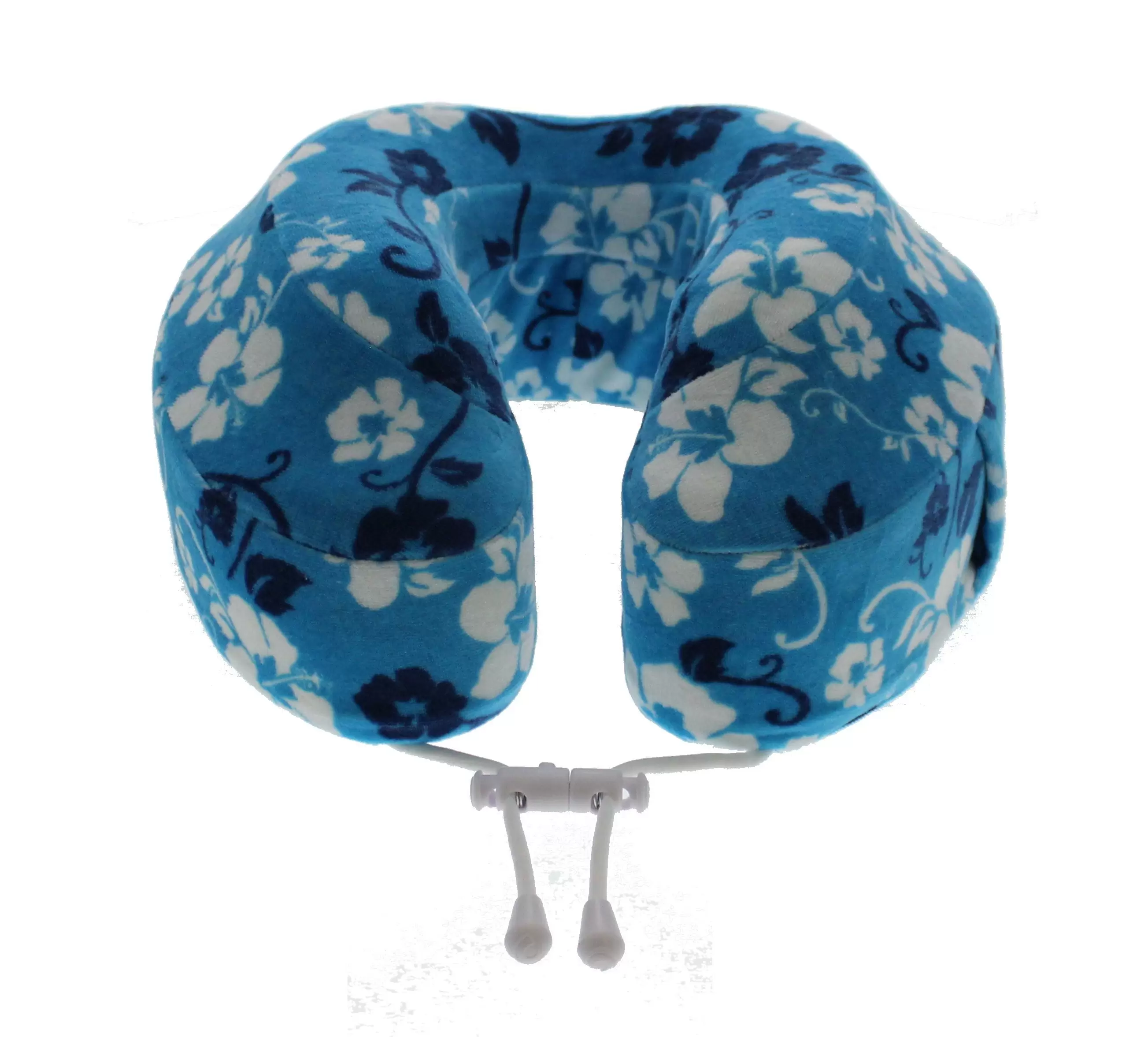 Cabeau™ Evolution Memory Foam Travel Neck Pillow - The Best Travel Pillow with 360 Head. Neck and Chin Support. Blue Tropic