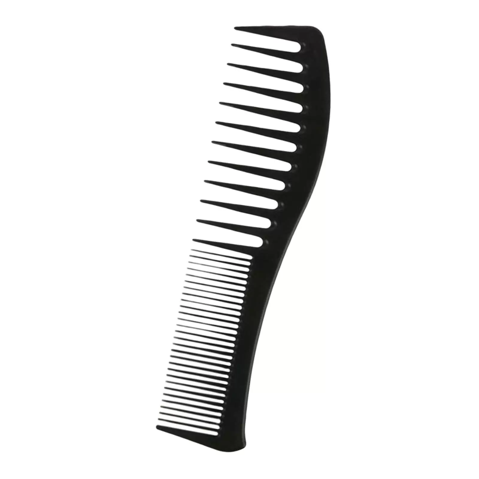 Professional Hair Comb. Styling Tool Anti and Wet Hair Cutting Salon Travel Haircut Comb for Curly Hair Short Hair Long Hair . Black .3x4.8cm