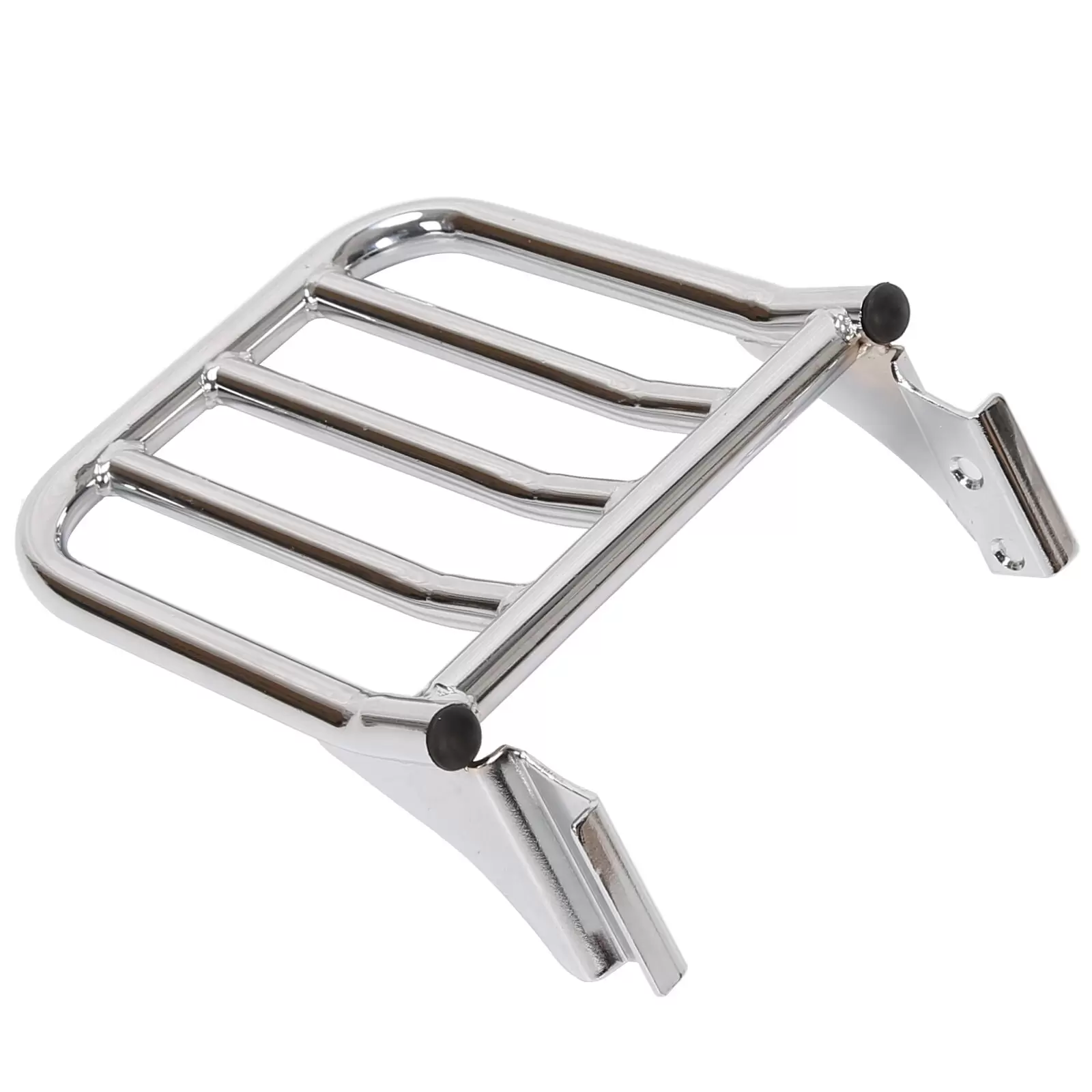 Chrome Sissy Bar Backrest Luggage Rack For Harley-Davidson Harley