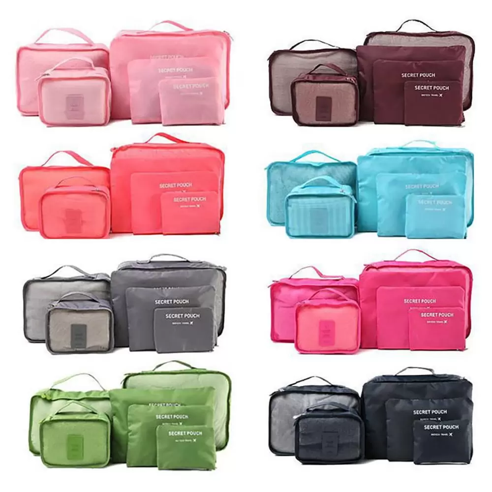 Luggage Packing Organizers Packing Cubes Set for Travel. 6-piece