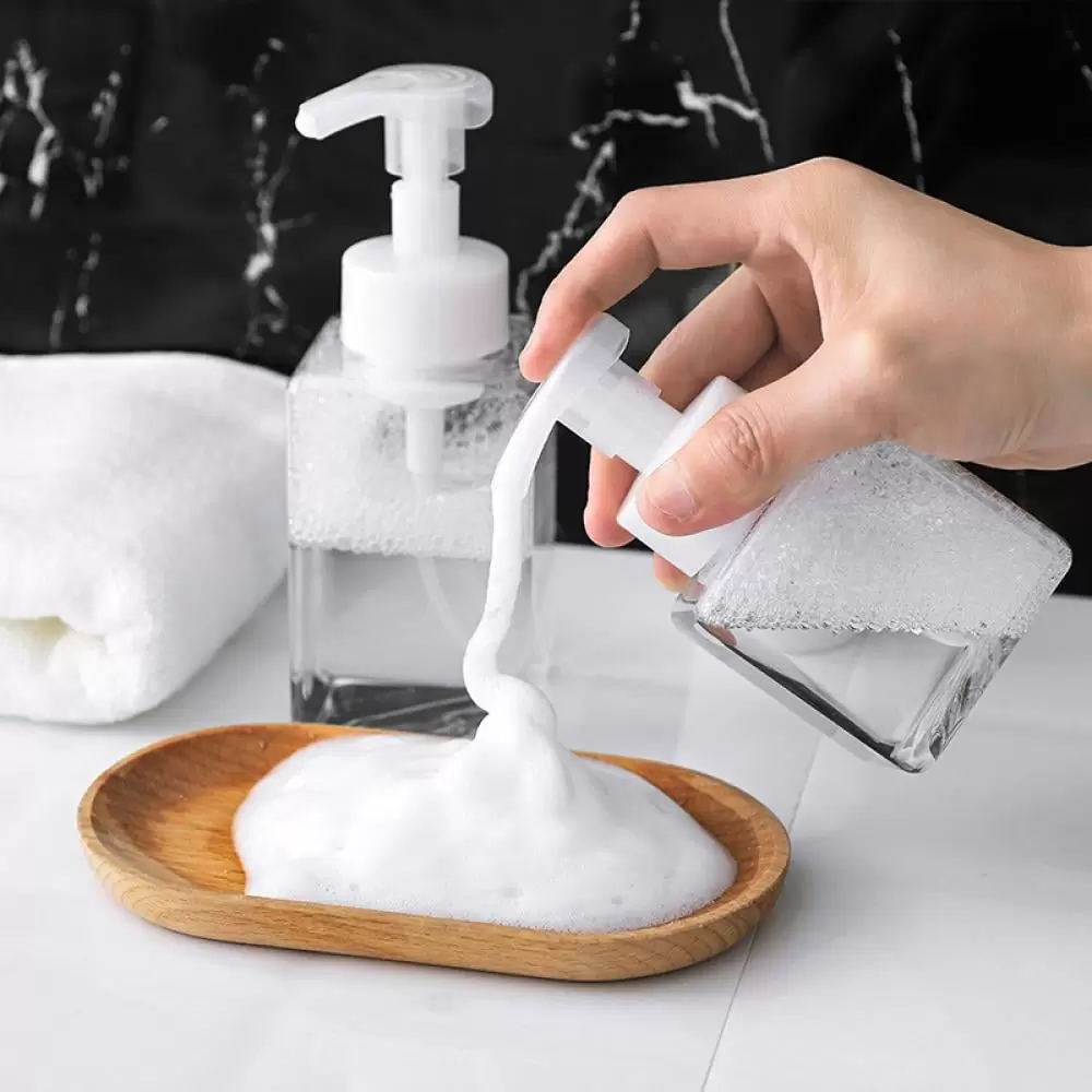 Travel Size Plastic Foam Dispenser Bottle Refillable Empty Mousse Foamer Bottle Pump