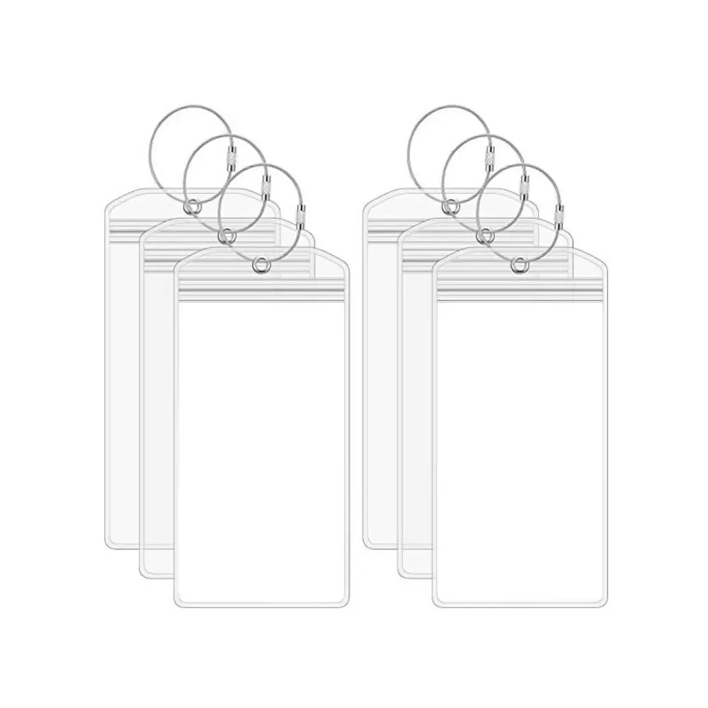 10 Pack Cruise Luggage Tags for Carnival Cruise | NCL Norwegian Cruise Line | MSC Cruises | Princess Cruises | Cruise Essentials Cruise Accessories Must Haves. Silver