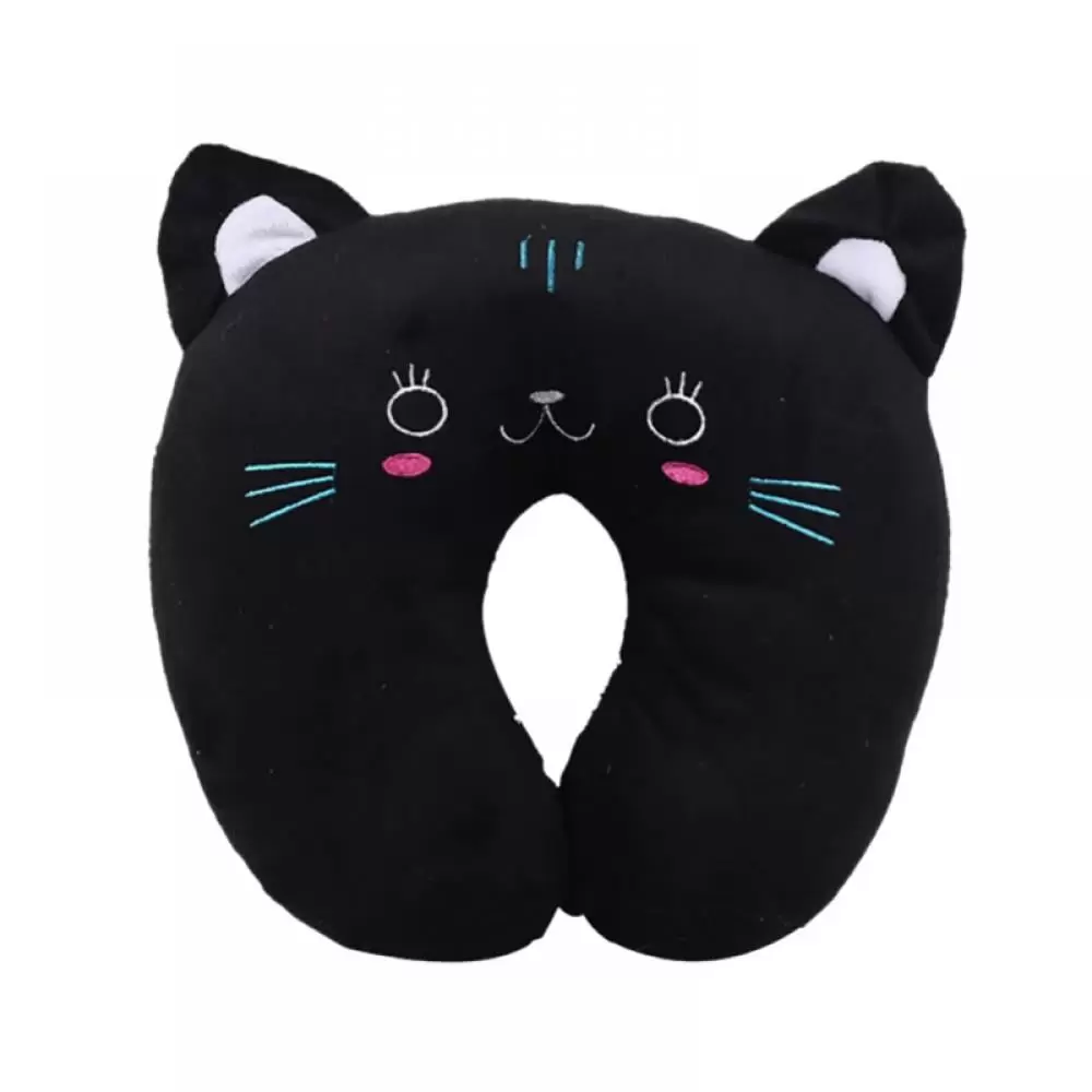 4 Style U-shaped Plush Pillow Cute Travel Pillows.Memory Foam for Neck Protection Cartoon Animal Car Headrest Doll.Used for Airplanes. Car Rides. Train Commutes.28*30cm