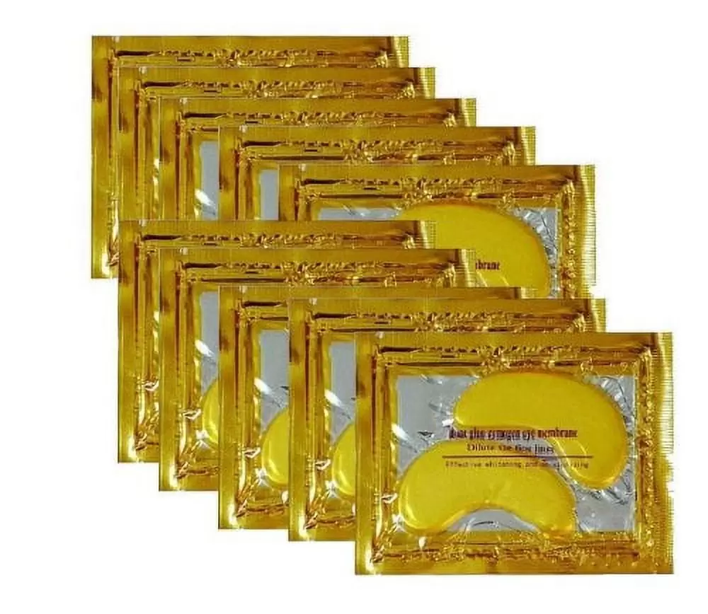 40 Pcs 24K Gold Crystal Collagen Eye Mask Dark Circle Eye Bags Patches