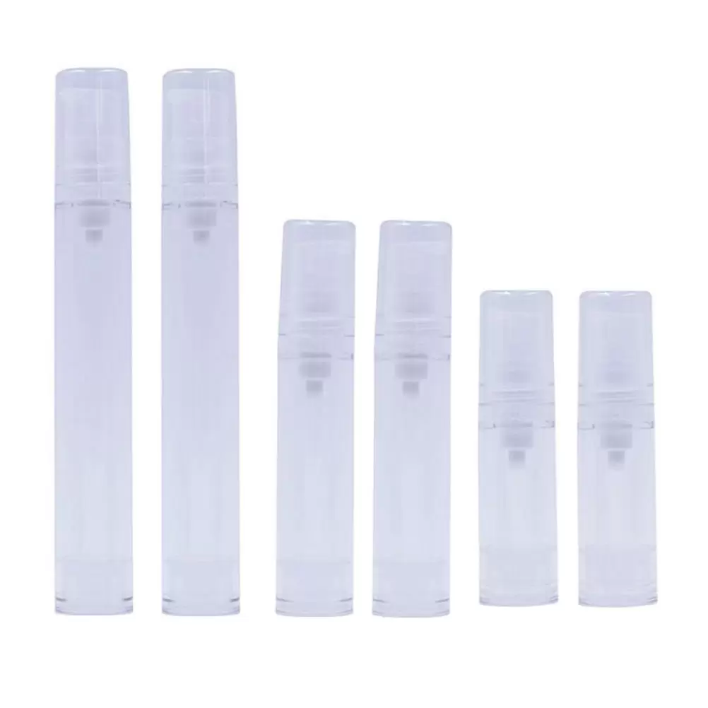 6PCS/Set Portable Leak Proof Silicone Refillable Travel Containers Toiletry Bottles Squeezable Travel Tube Sets with Spray Bottle