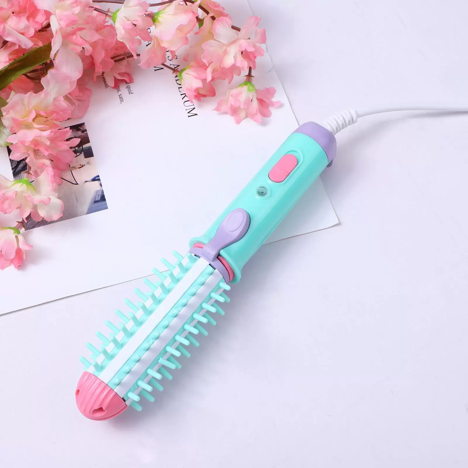 WNG Electric Hair Styler Curler Curling Irons Dryers Travel Hair Straightener Ceramic Hair Curler Hot Brush