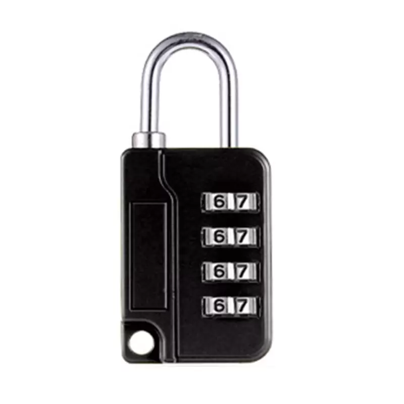 4Digit Combination Lock Small Padlock Portable Password Lock Luggage Lock for Storage Unit Gym Lockers Toolboxs