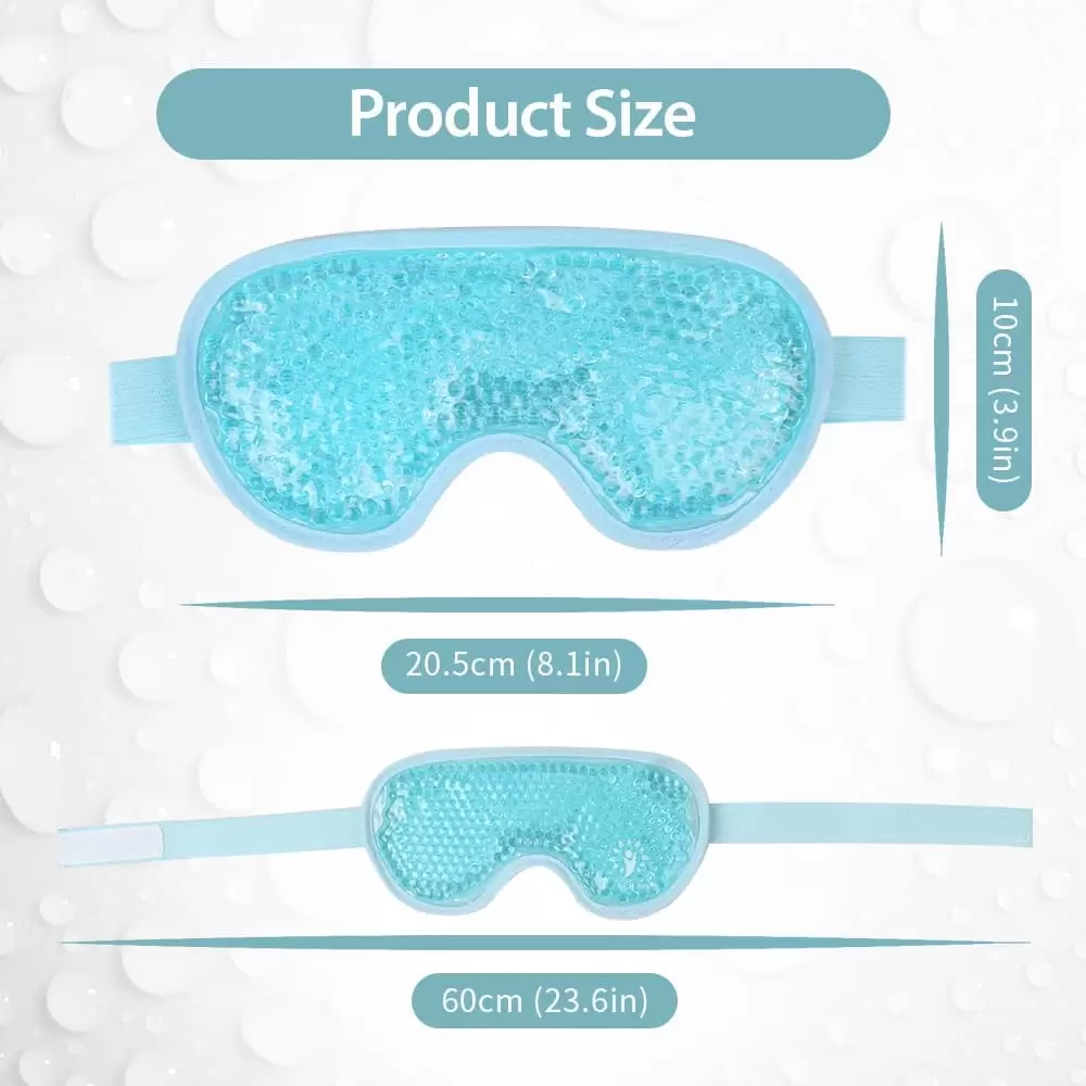 Qepwscx Cold And Hot Compress Eye Mask Sleep Eye PVC Gel Ice Bag Eye Mask Ice Bead Ice Compress Eye Mask Clearance