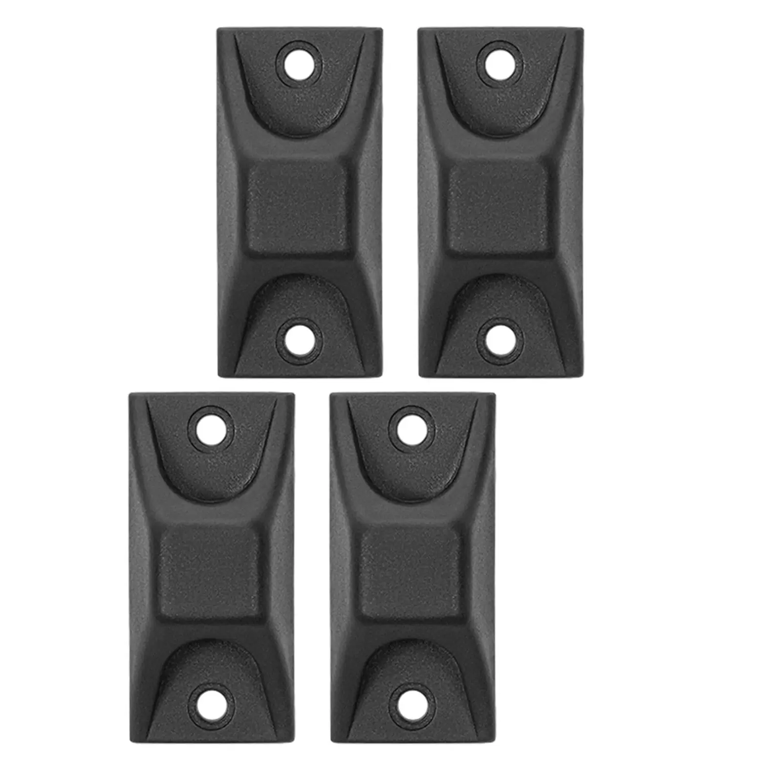 4x Luggage Feet Pads Black Luggage Studs for Baggage Trolley Bag Travel Bags Style C