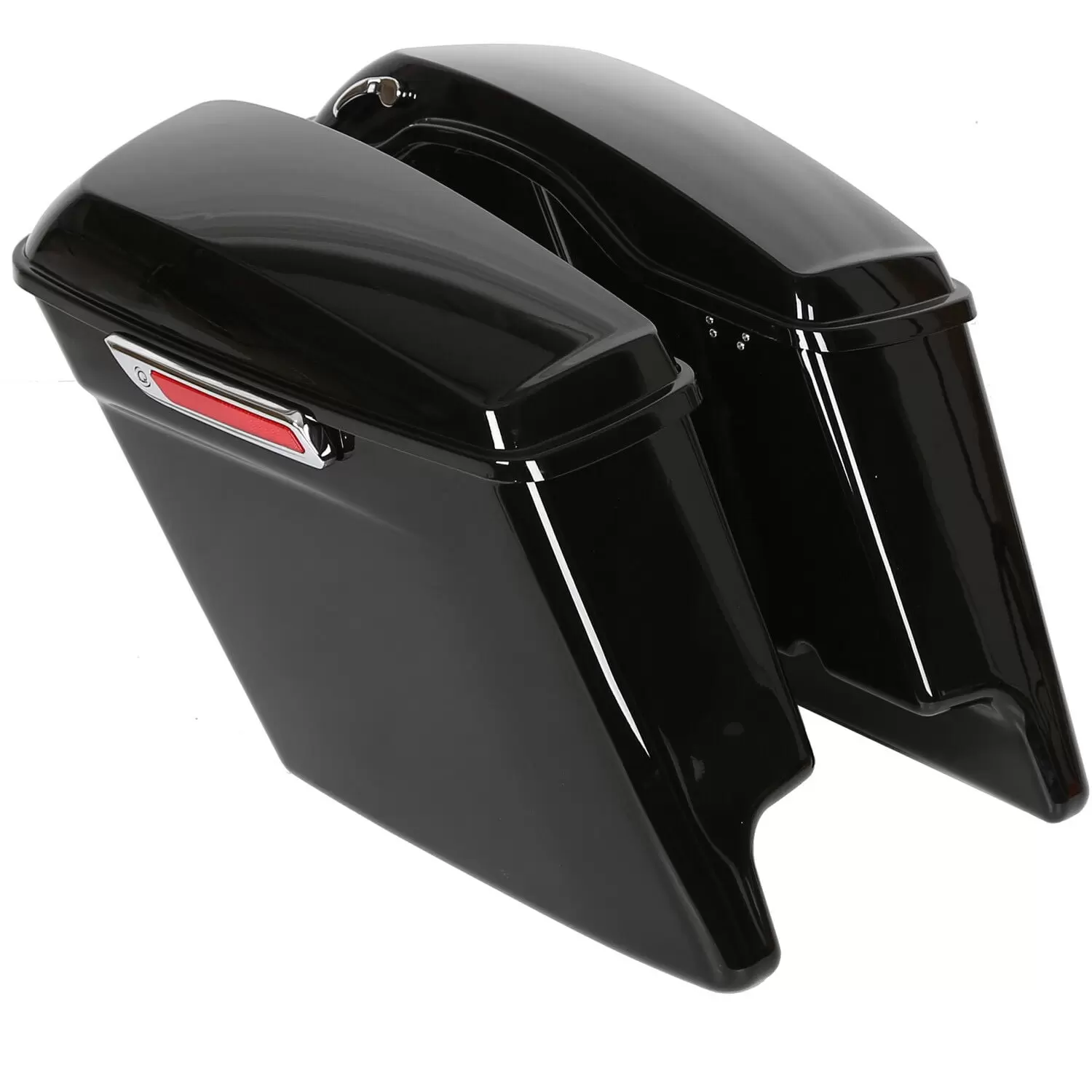 5 Stretched Extended Hard Saddle bags For Harley-Davidson Harley Touring