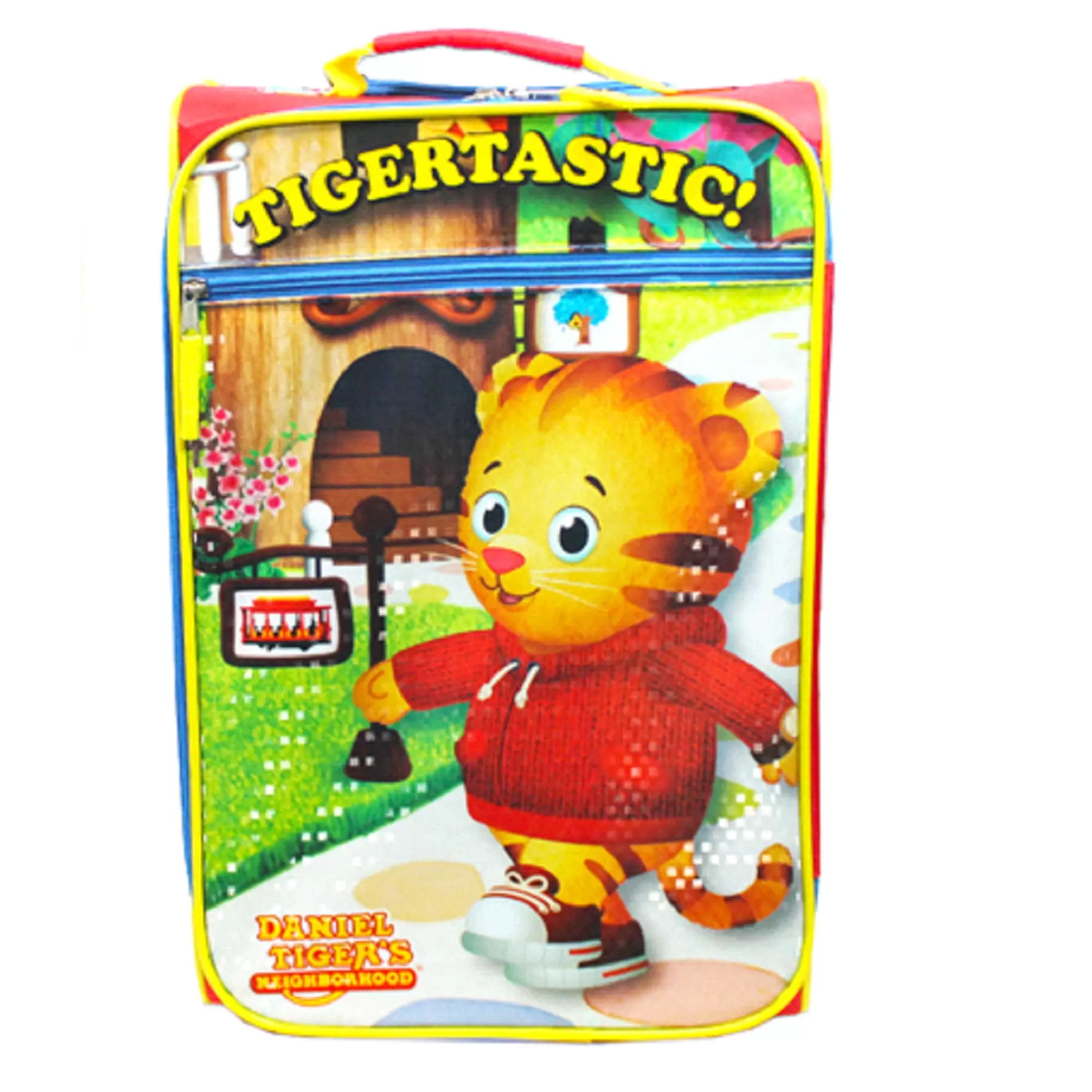 Daniel Tiger's Neighborhood Tigertastic Kids Rolling Luggage Bag Suitcase