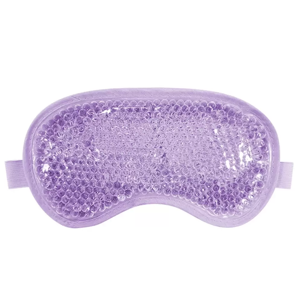 Cooling Eye Mask Gel Eye Mask Reusable Cold Eye Mask for Puffy Eyes. Eye Ice Pack Eye Mask with Soft Plush Backing for Dark Circles. Migraine. Stress Relief.Purple .G201882