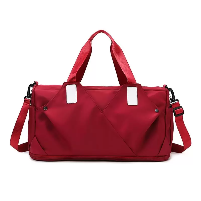 Travel Bags with Shoulder Strap Sport Camping Handbag.Red