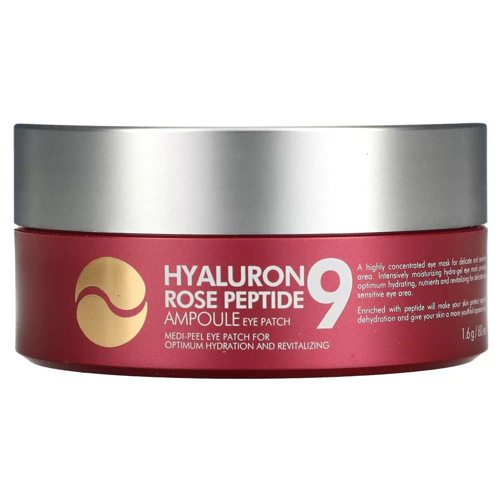 Hyaluron Rose Peptide 9. Ampoule Eye Patch. 60 Patches. 1.6 g Each. Medi-Peel