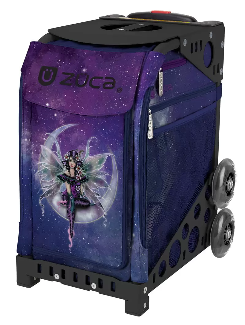 Zuca 18 Sport Bag - Fairy Dust with Flashing Wheels (Black)