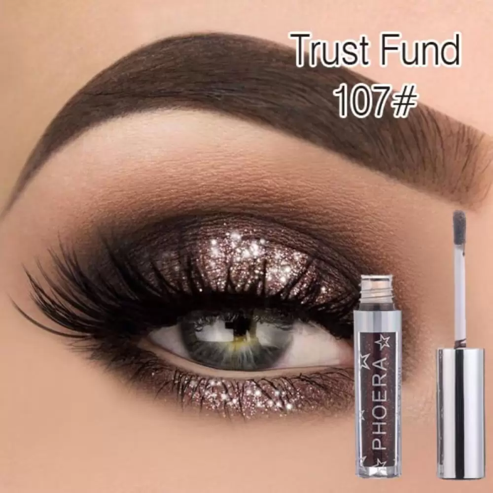 Liquid Eyeshadow Long Lasting Blendable Eye Makeup.Quick-Drying Liquid Glitter Eyeshadow Longwearing Lasting Shimmer Crease Resistant Flake-Proof Precision Applicator Sparkle Eye Stick.21g Trust Fund