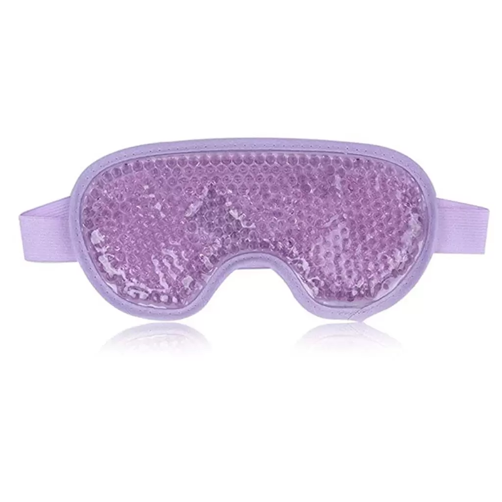 Whigetiy Cooling Eye Mask Reusable Gel Eye Mask for Puffy Eyes Ice Eye Mask Cold Eye Mask for Frozen with Plush Backing for Heada