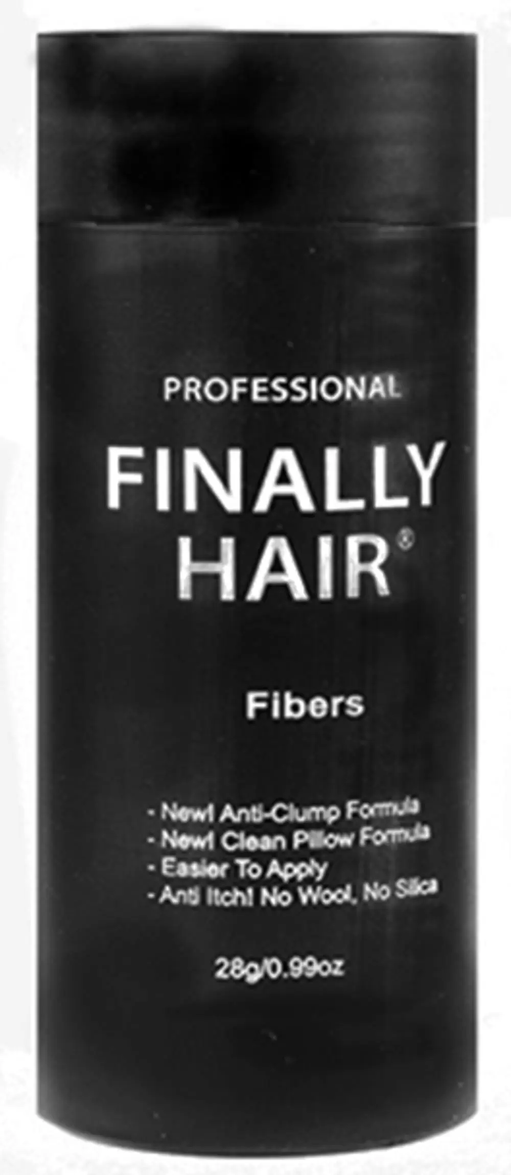 Finally Hair - Alopecia Areata Hair Makeup - Black - 28 Gram (.99oz)